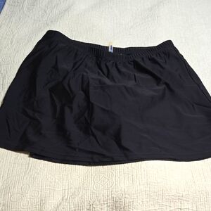 Swimsuits For All Black Skirted Bikini Bottoms SIZE 14
